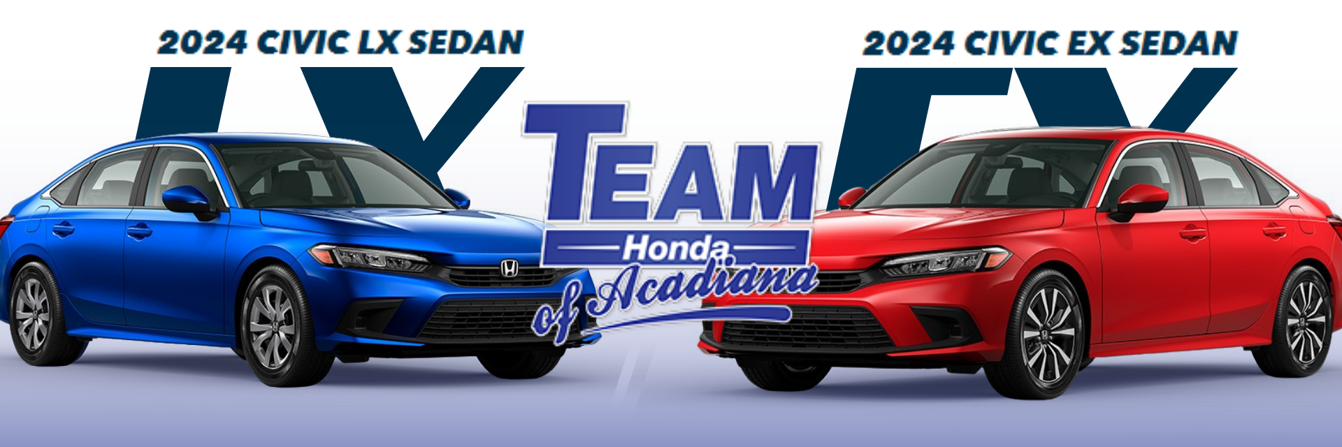 2024 Honda Civic LX vs 2024 Honda Civic EX