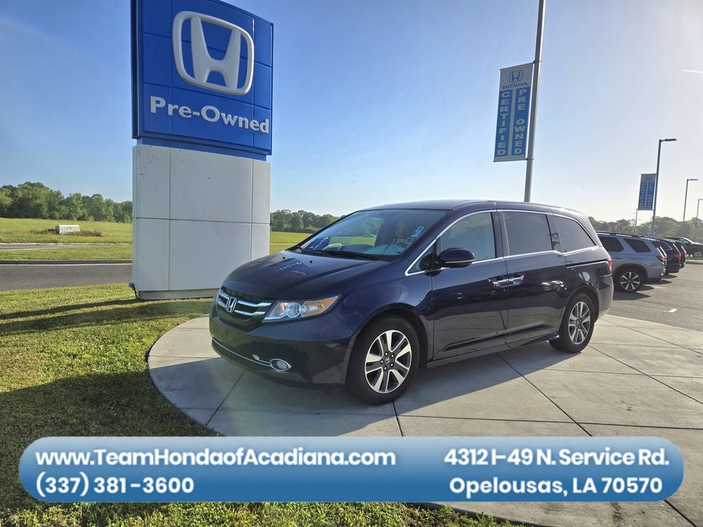 Used 2017 Honda Odyssey Touring with VIN 5FNRL5H92HB000335 for sale in Opelousas, LA