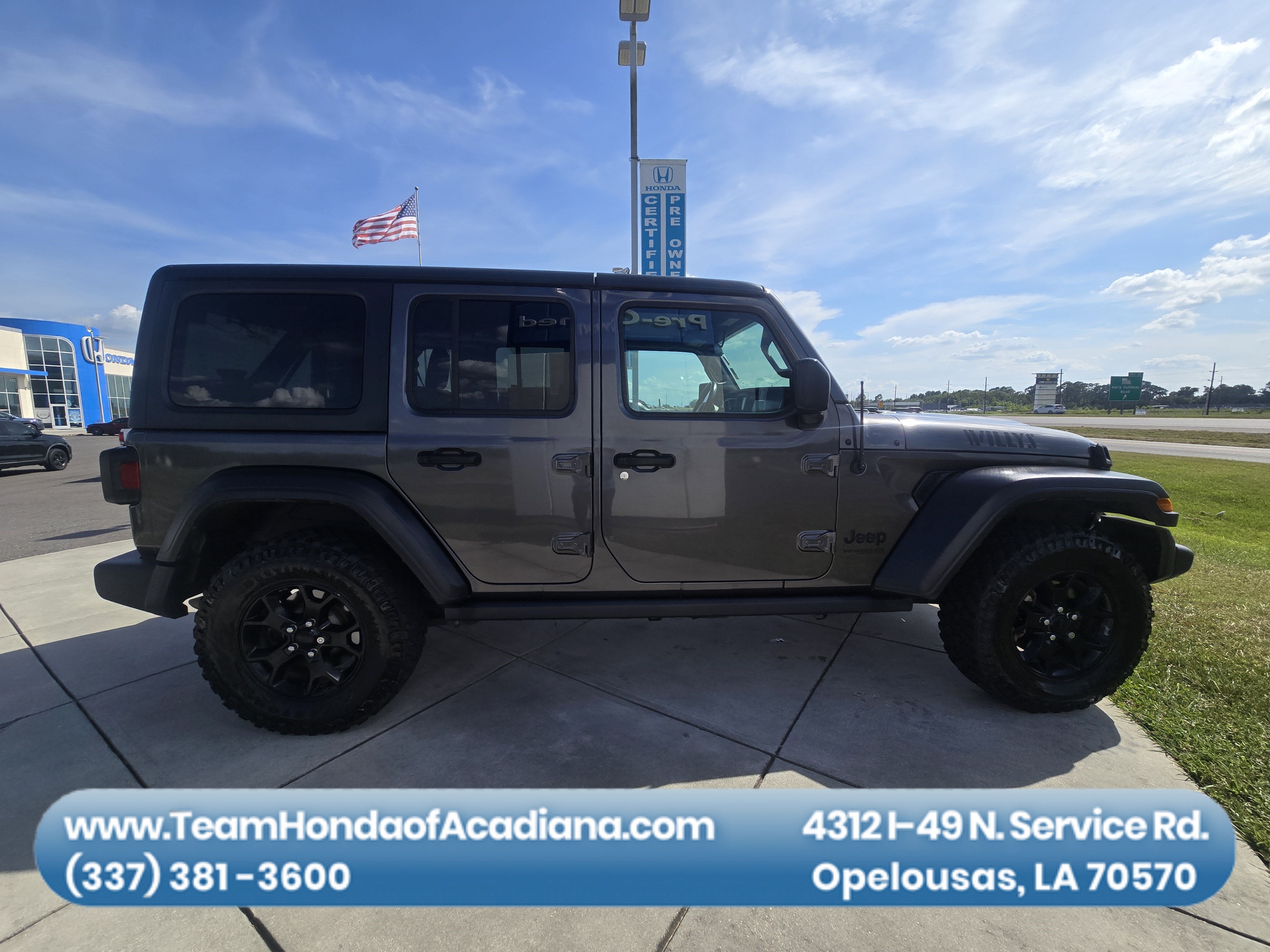 2020 Jeep Wrangler Unlimited Willys