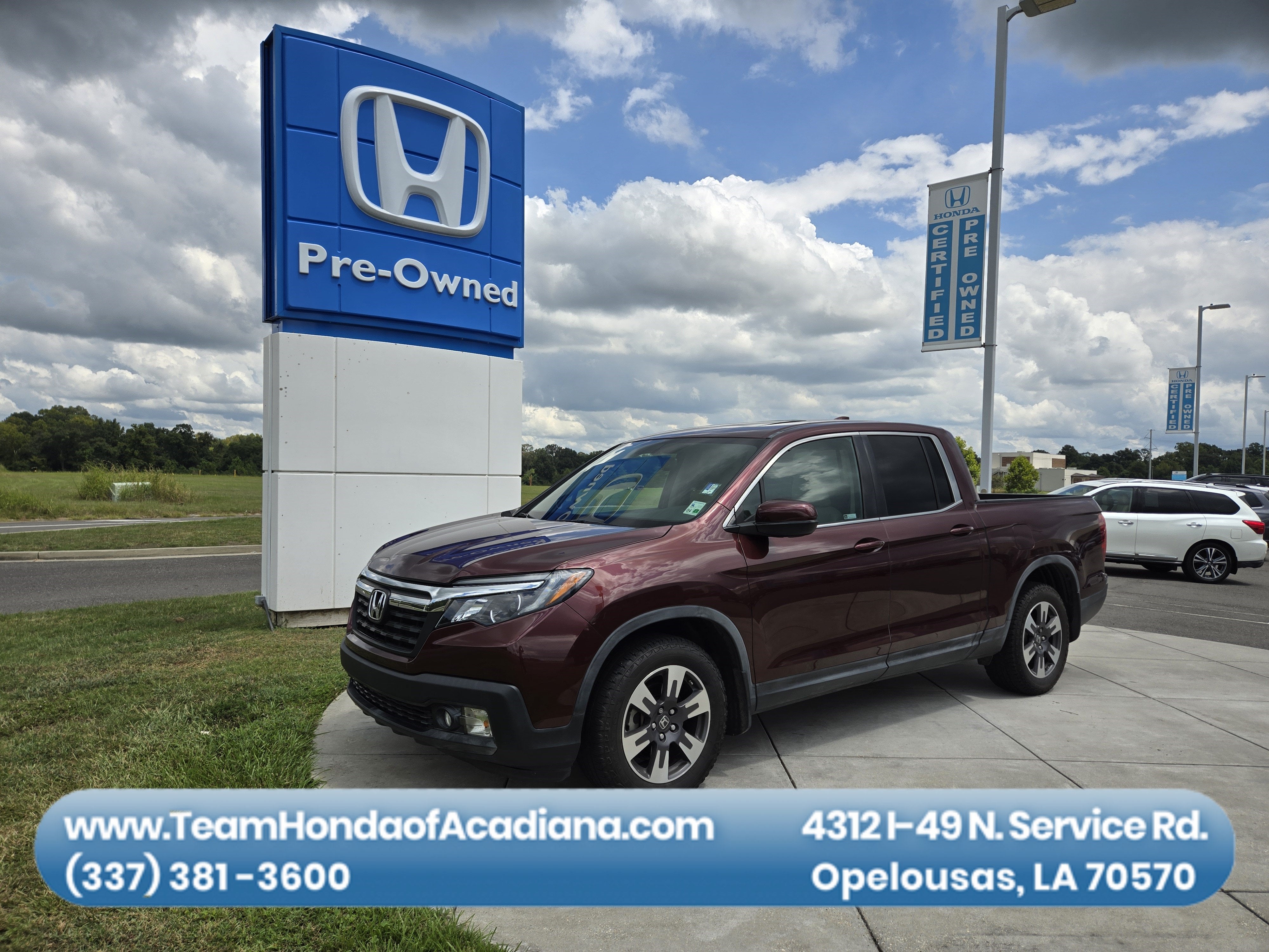 2019 Honda Ridgeline RTL-T