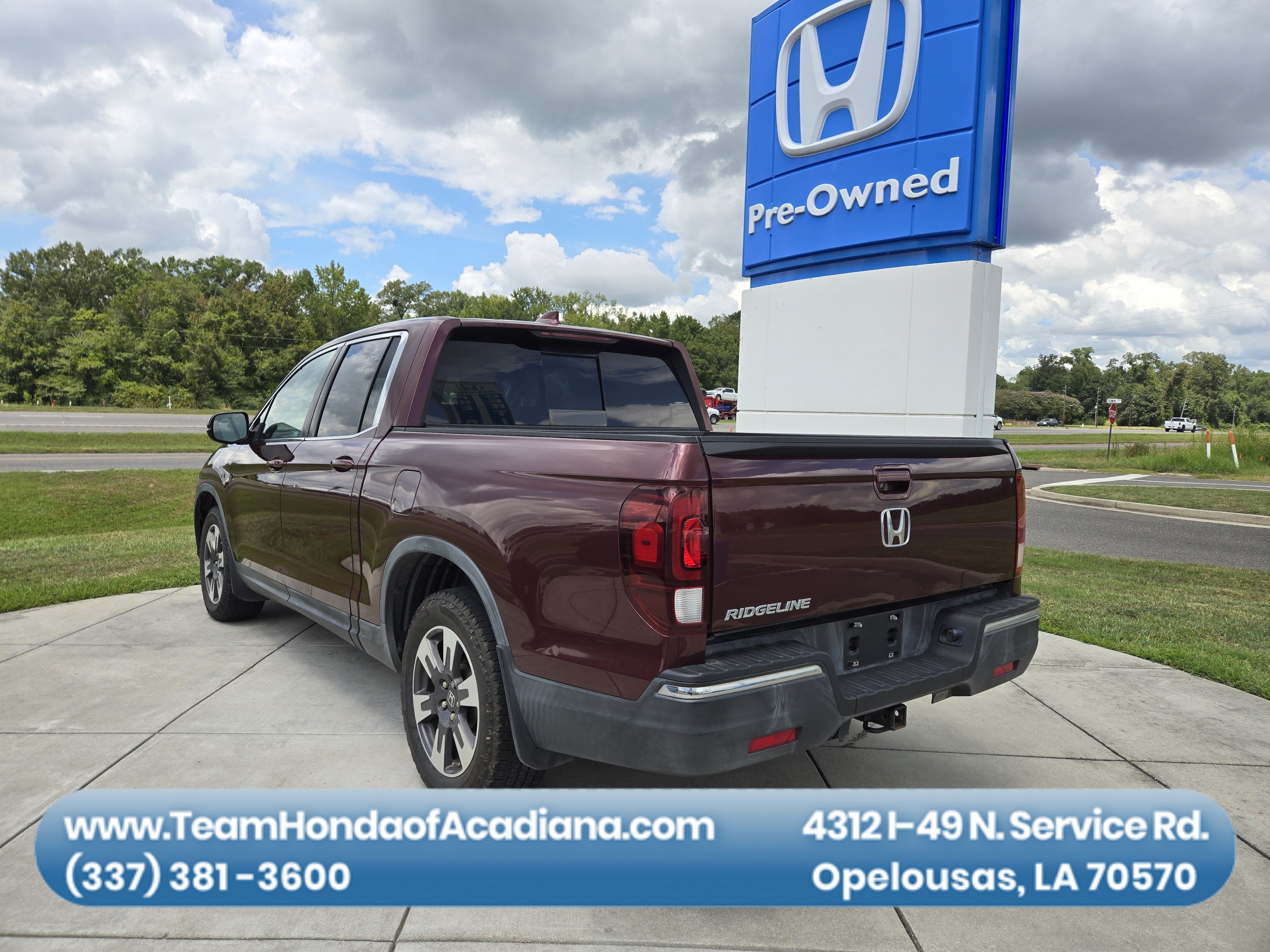 2019 Honda Ridgeline RTL-T