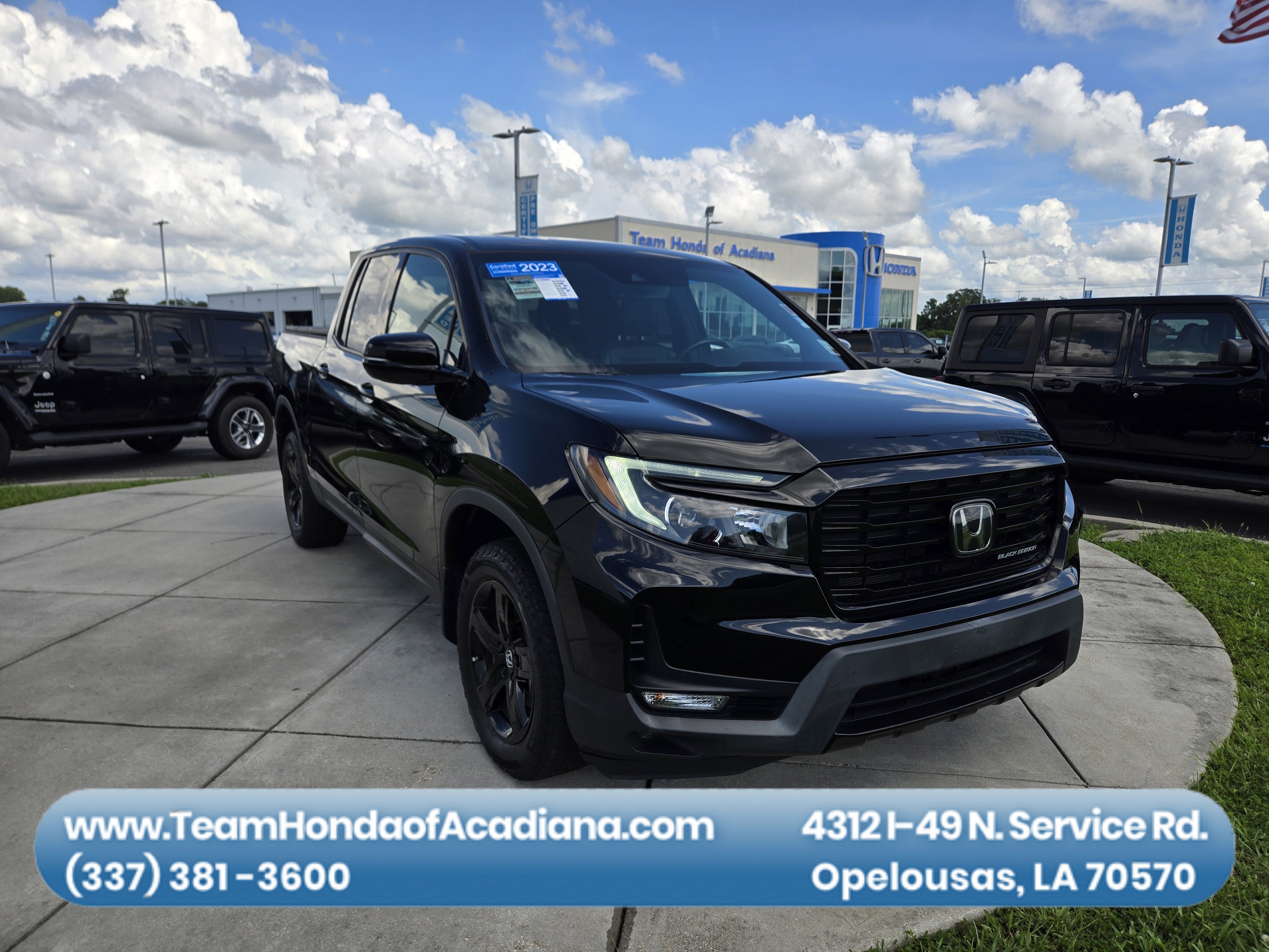 2023 Honda Ridgeline Black Edition