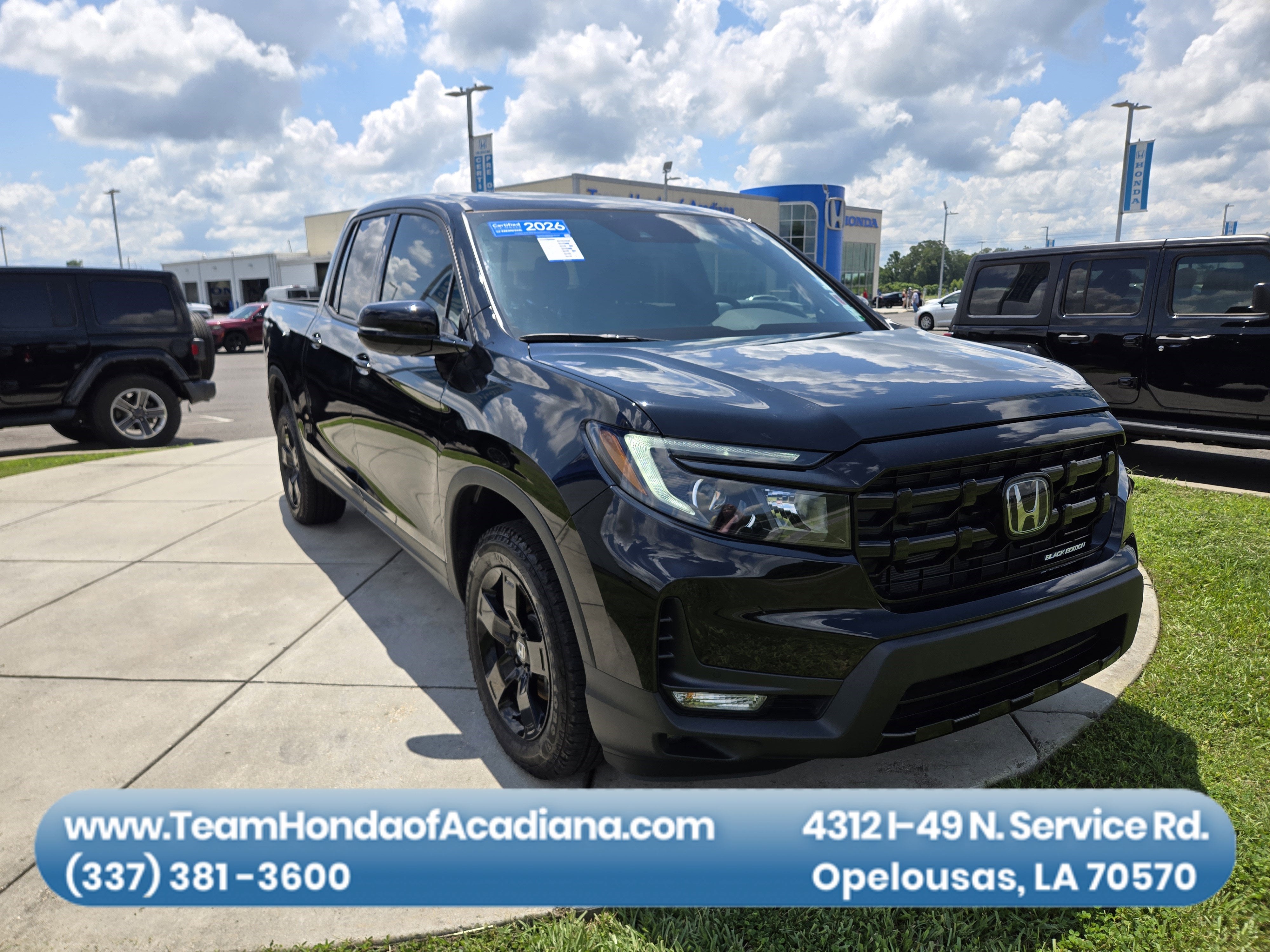 2026 Honda Ridgeline Black Edition