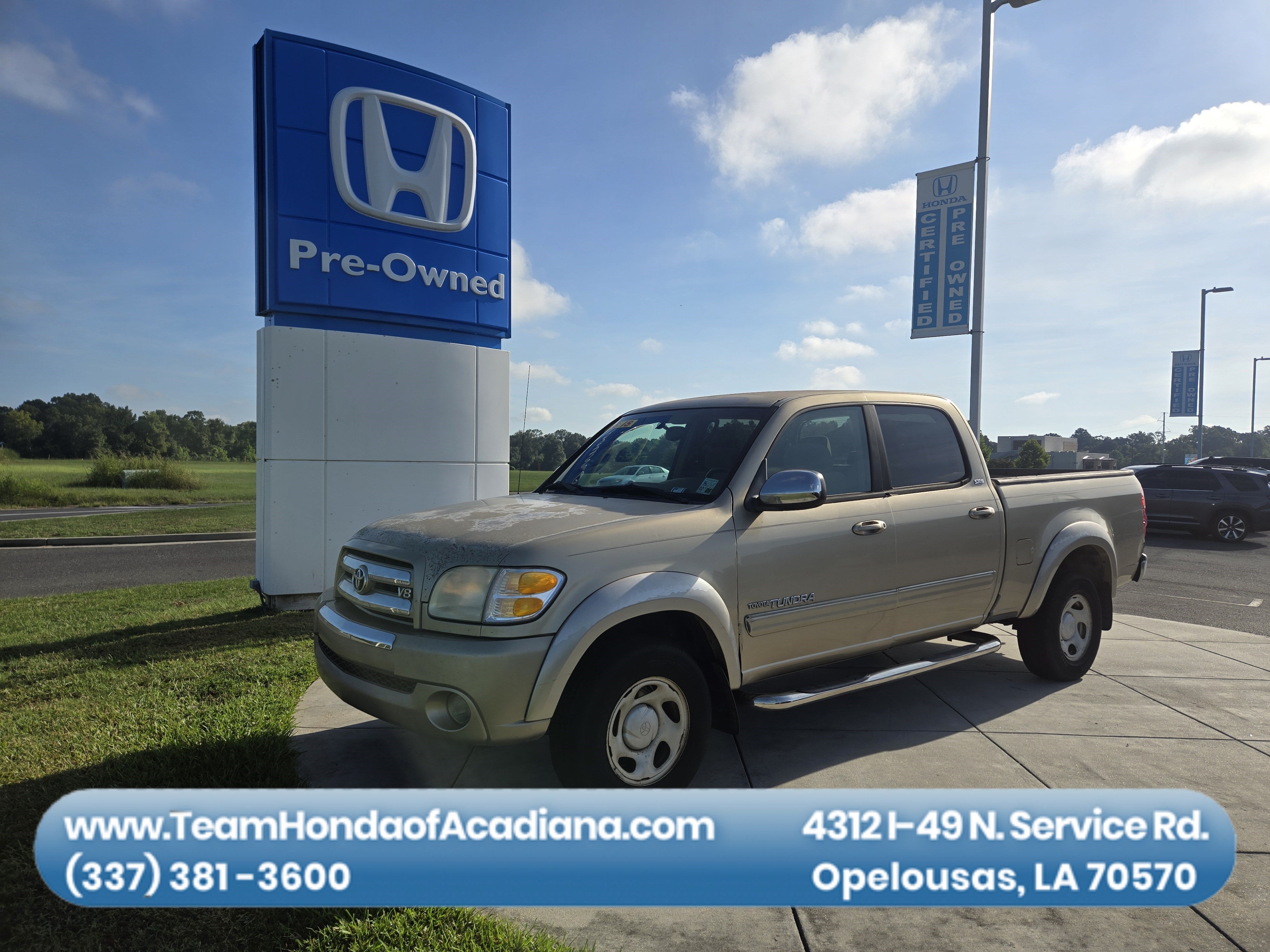 Used 2004 Toyota Tundra SR5 with VIN 5TBET34194S456320 for sale in Opelousas, LA