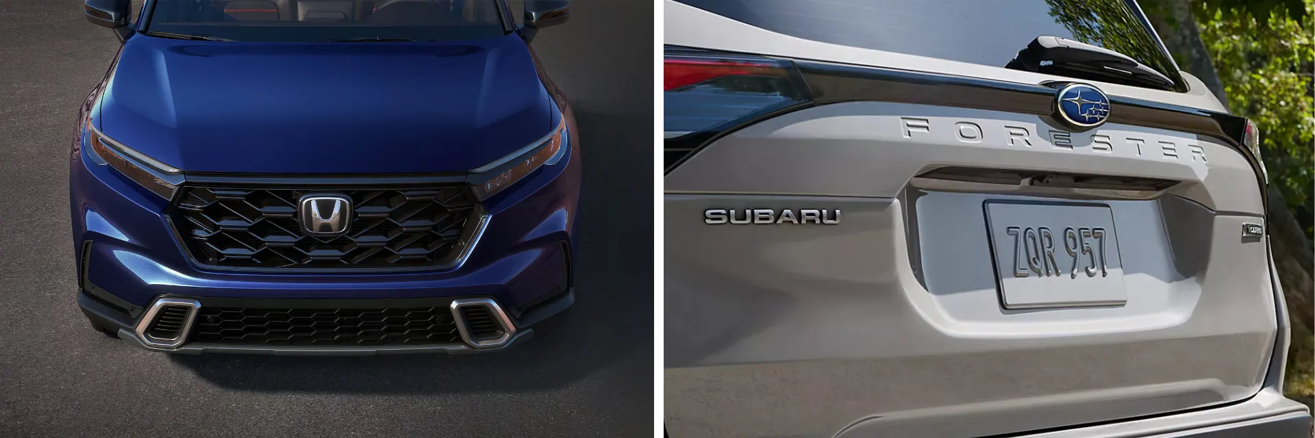2025 Honda CR-V and 2025 Subaru Forester Features Overview