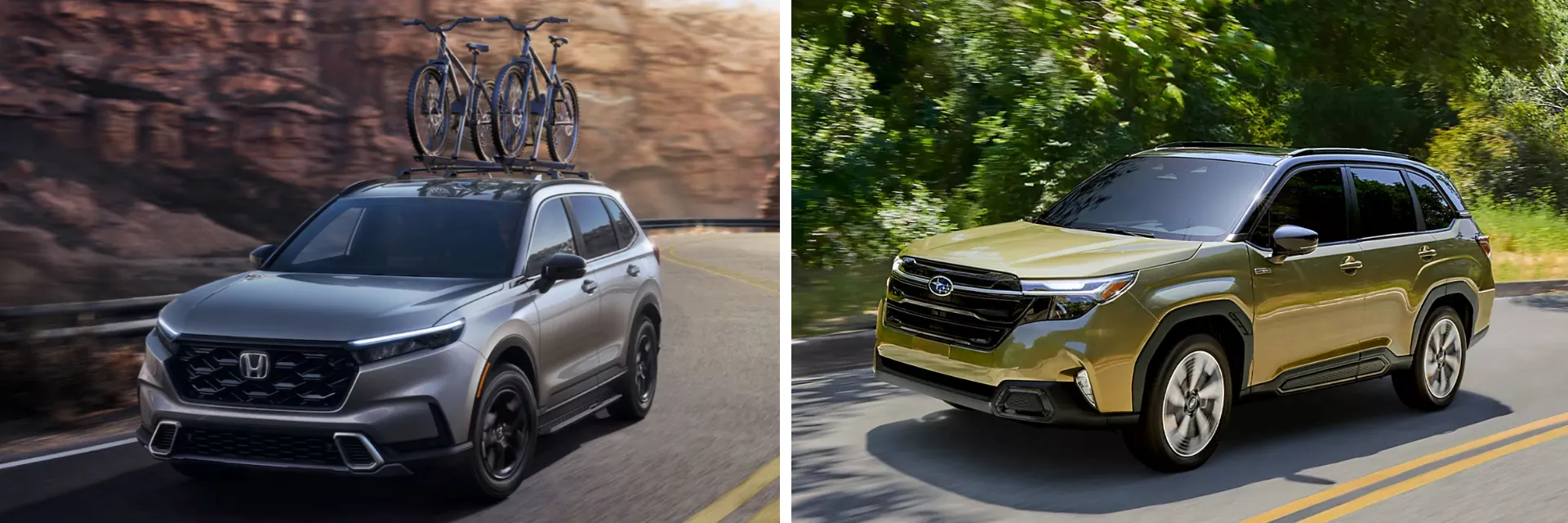 2025 Honda CR-V vs 2025 Subaru Forester Performance Comparison