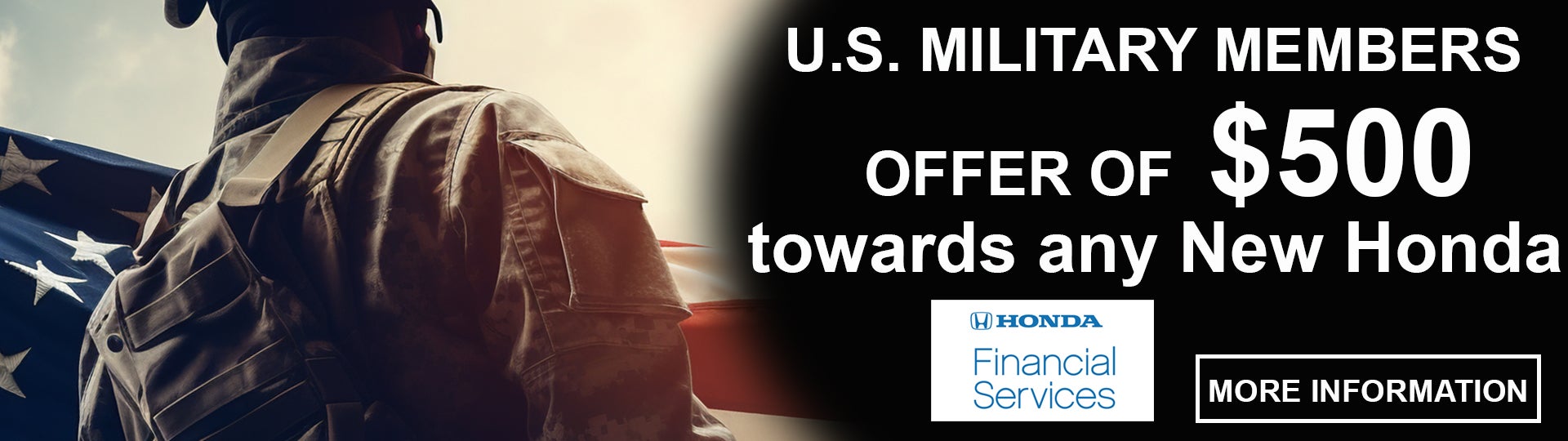 MILITARY OFFER HONDA 