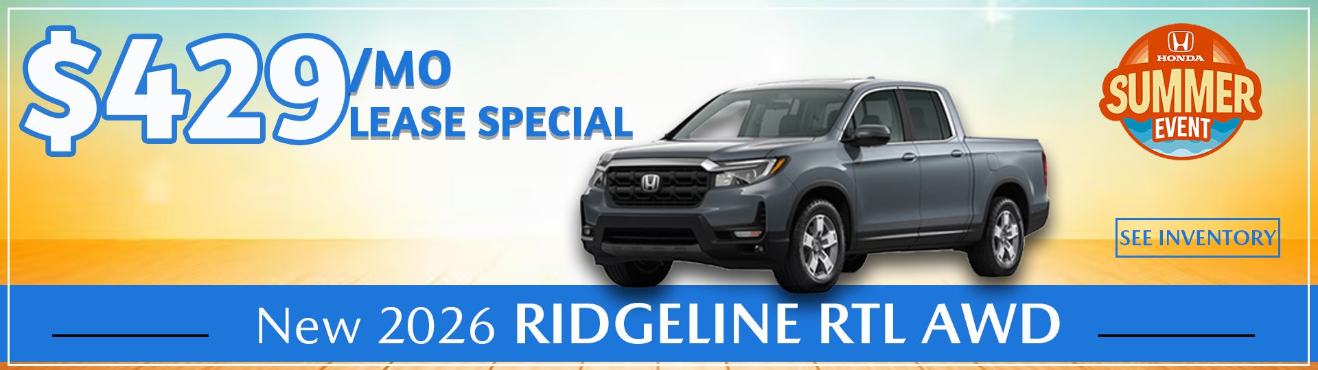 LEASE, SPECIAL, HONDA 