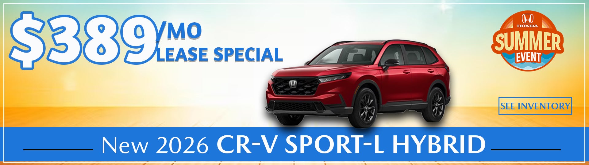 LEASE, SPECIAL, HONDA 