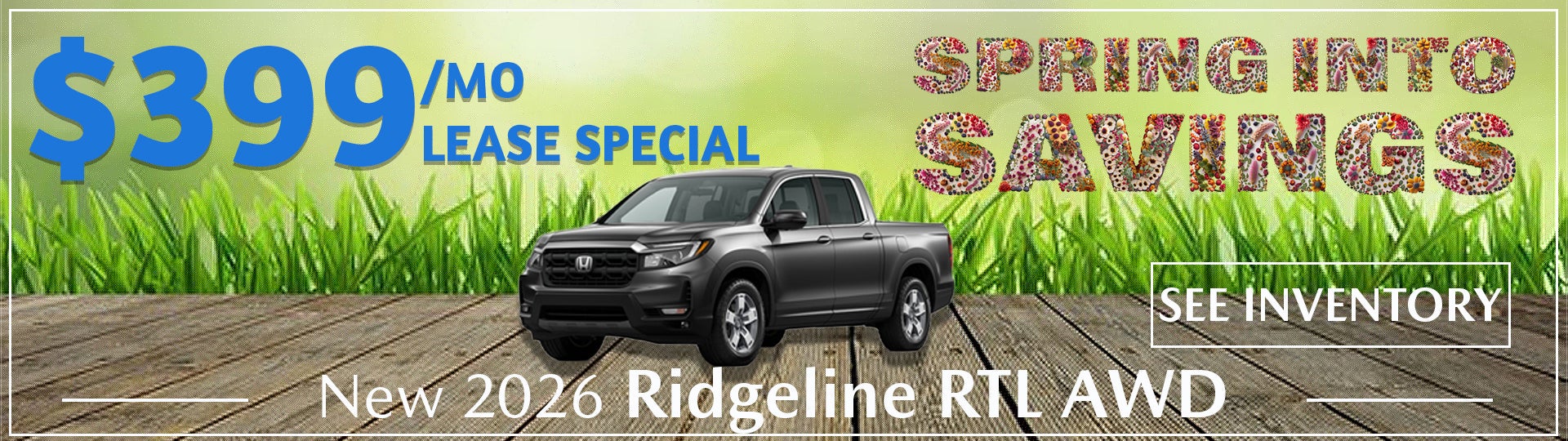 HONDA, RIDGELINE, LEASE 